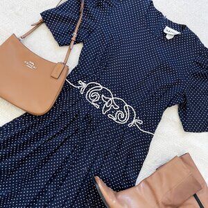 Vintage Polka-Dot Dress